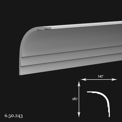 6.50.243 Polyurethane cornice