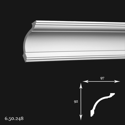 6.50.248 Polyurethane cornice