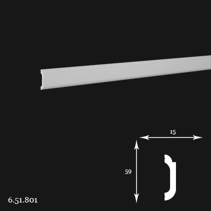 6.51.801 Poliuretāna moldings