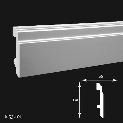 6.53.101 Poliuretāna grīdlīstes