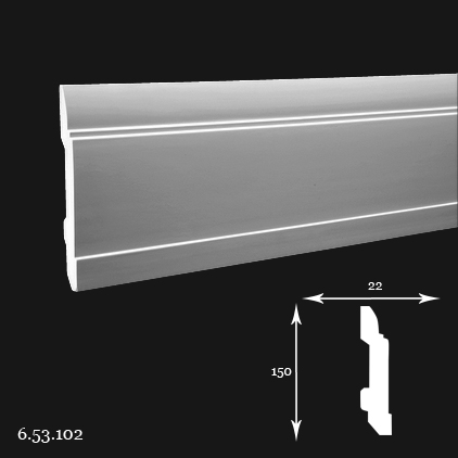 6.53.102 Polyurethane floor plinth