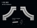 1.52.302 Polyurethane angular element