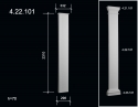 4.22.101 Polyurethane facade pilasters