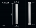 4.22.201 Polyurethane facade pilasters