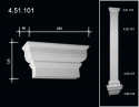 4.51.101 Polyurethane facade pilasters