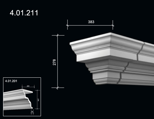 4.01.211  Polyurethane decorative elements