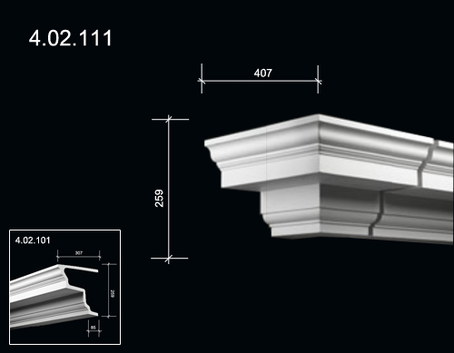 4.02.111  Polyurethane decorative elements